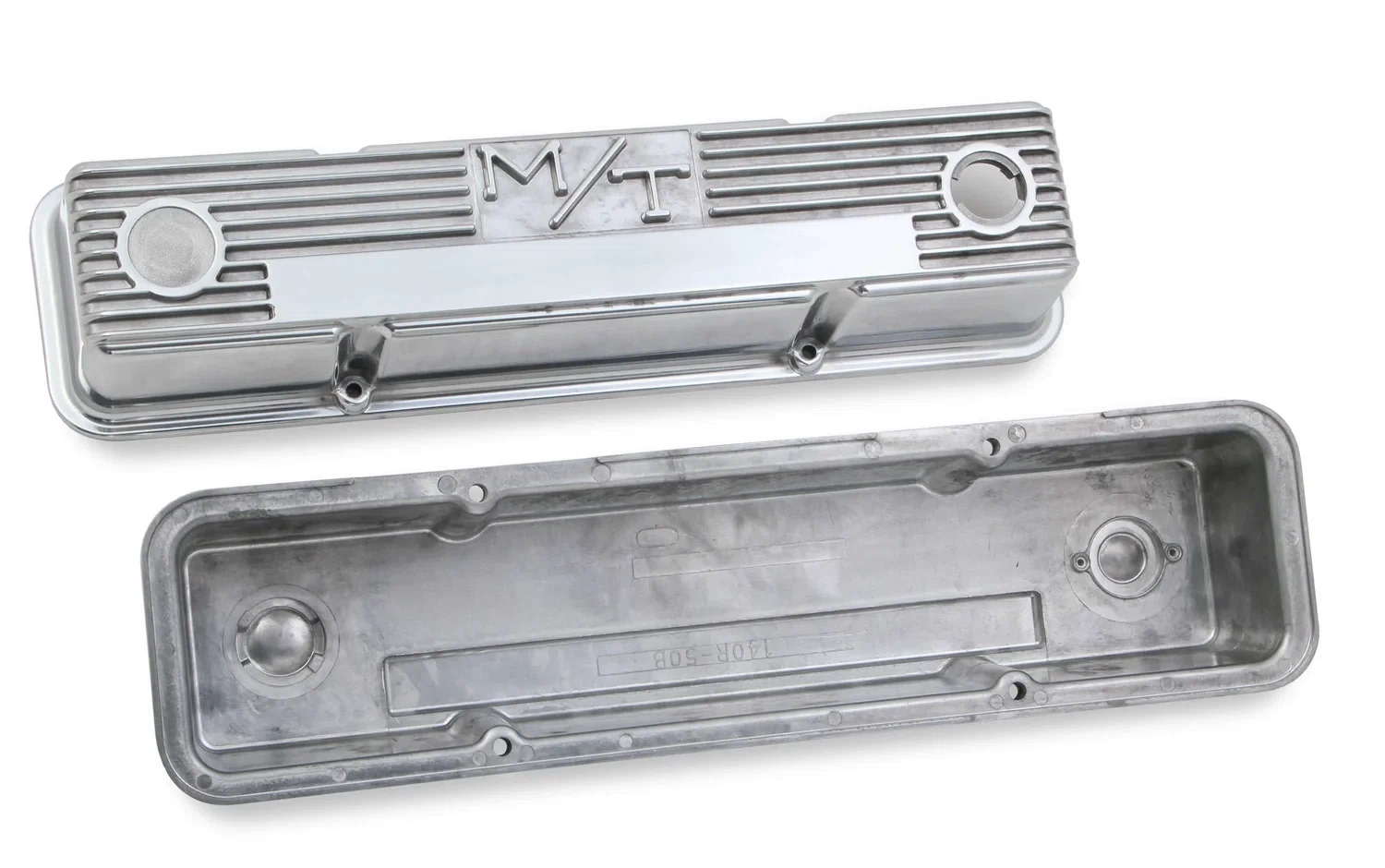 M_T Valve Covers for Chevy small block engines - Polished - 241-82